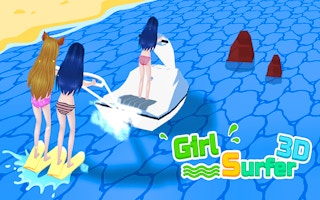 Image Girl Surfer 3D